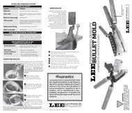Auto Disk Powder Measure Lee Precision Inc